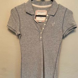 Gray AE polo